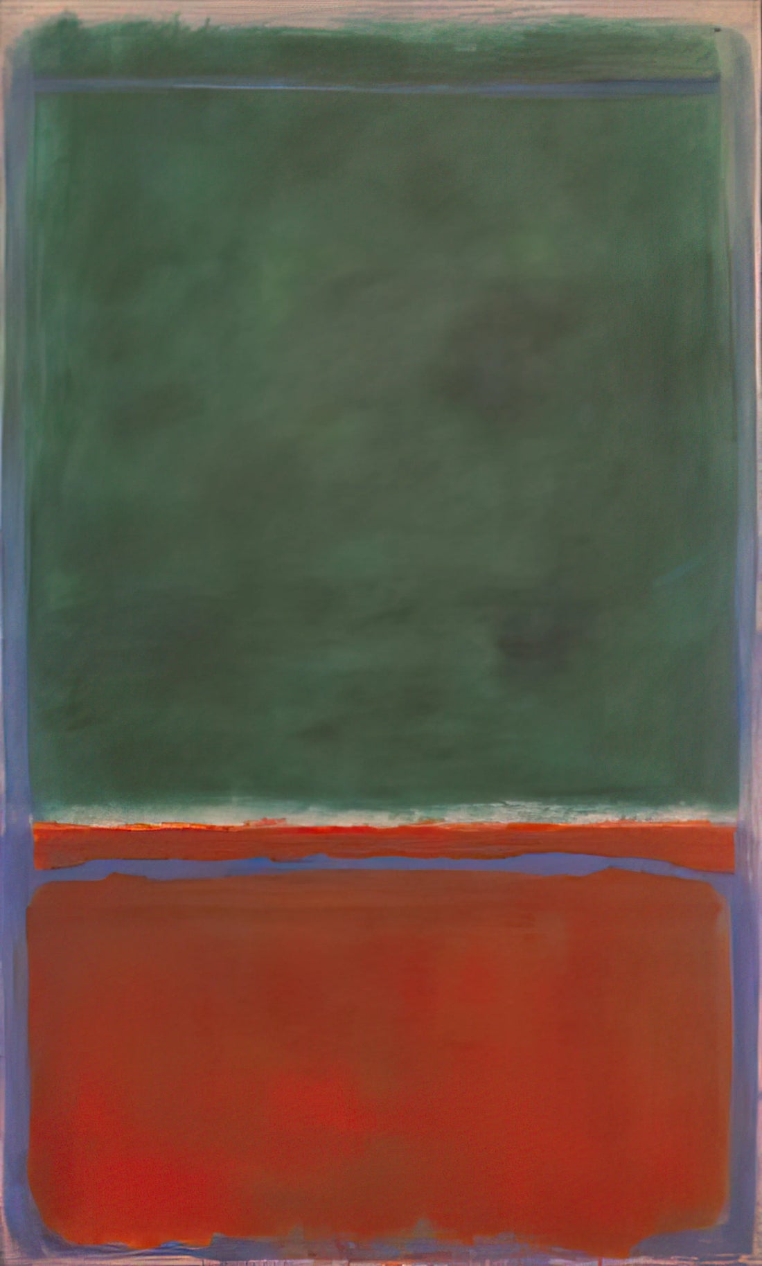 Rothko Untitled 1963: A Deep Dive into the Artist's Late-Period Masterpiece - Green and Maroon - 1953 by Mark Rothko