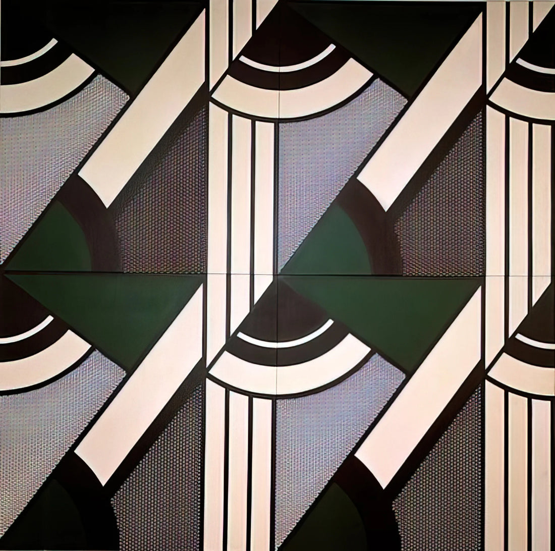 Roy Lichtenstein All Artwork: A Comprehensive Guide to the Pop Art Master's Complete Oeuvre - MODULAR PAINTING WITH FOUR PANELS 6 1970 by Roy Lichtenstein