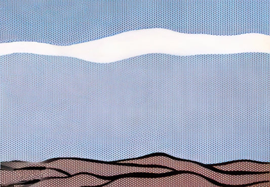 Roy Lichtenstein Canvas: A Definitive Guide to Pop Art Iconography and Museum-Quality Prints - LANDSCAPE 1964 by Roy Lichtenstein