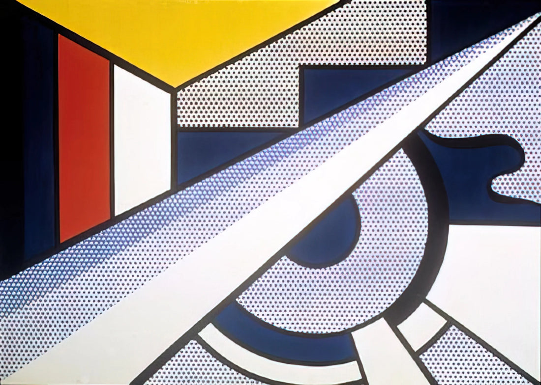 Roy Lichtenstein Drawing First: The Pop Art Pioneer's Foundational Techniques - MODERN PAINTING WITH WEDGE 1967 by Roy Lichtenstein
