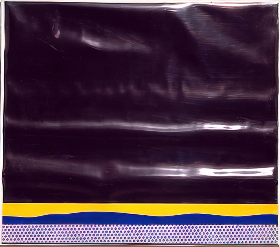 Roy Lichtenstein Lithographs for Sale: A Collector's Guide to Pop Art Masterpieces - YELLOW LANDSCAPE 1965 by Roy Lichtenstein