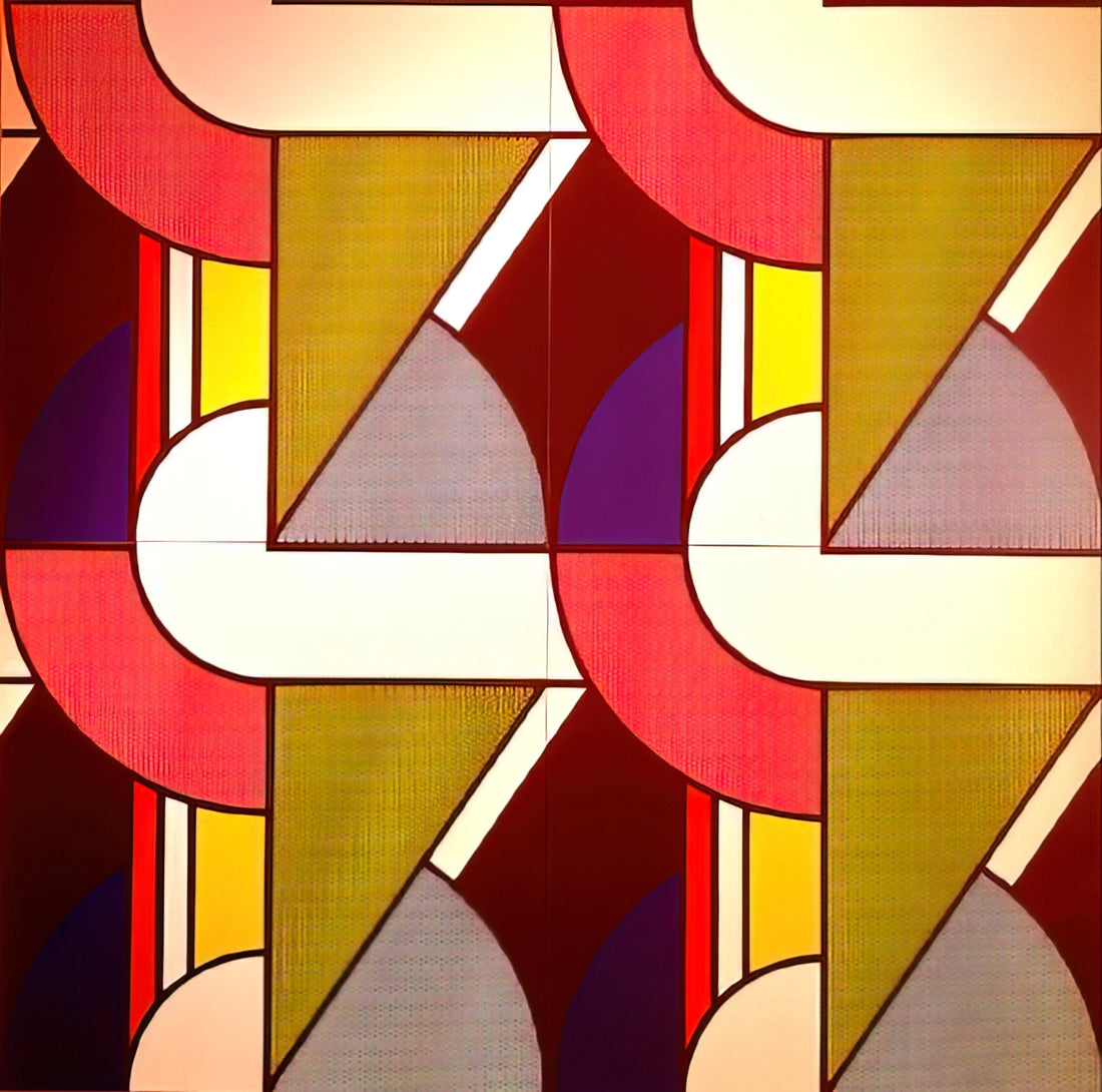 Roy Lichtenstein Lithographs: Pop Art's Graphic Legacy in Printmaking - MODULAR PAINTING WITH FOUR PANELS 2 1969 by Roy Lichtenstein