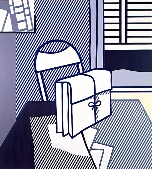 Roy Lichtenstein Original Prints for Sale: A Collector's Guide to Authenticity and Value - STILL LIFE WITH DOSSIER 1976 by Roy Lichtenstein
