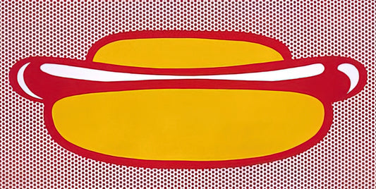 Roy Lichtenstein Signed Lithographs: A Collector's Guide to Authenticity and Value - HOT DOG 1964 by Roy Lichtenstein