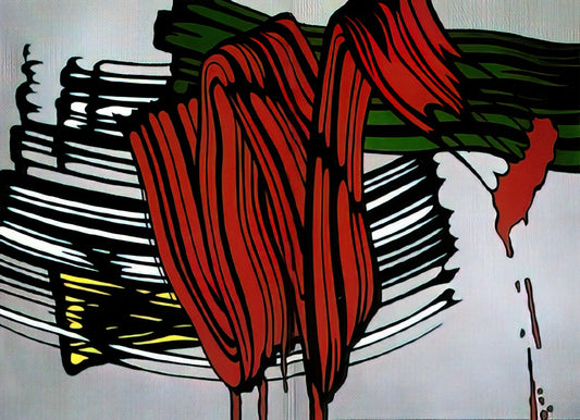 Roy Lichtenstein at SFMOMA: A Pop Art Legacy Explored - BIG PAINTING NO 6 1965 1 by Roy Lichtenstein