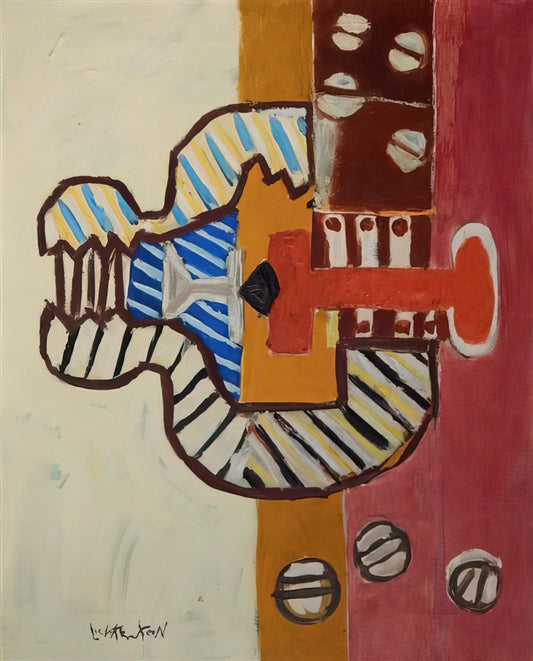Roy Lichtenstein at Tate: A Definitive Look at the Pop Art Pioneer - THE VALVE 1954 by Roy Lichtenstein