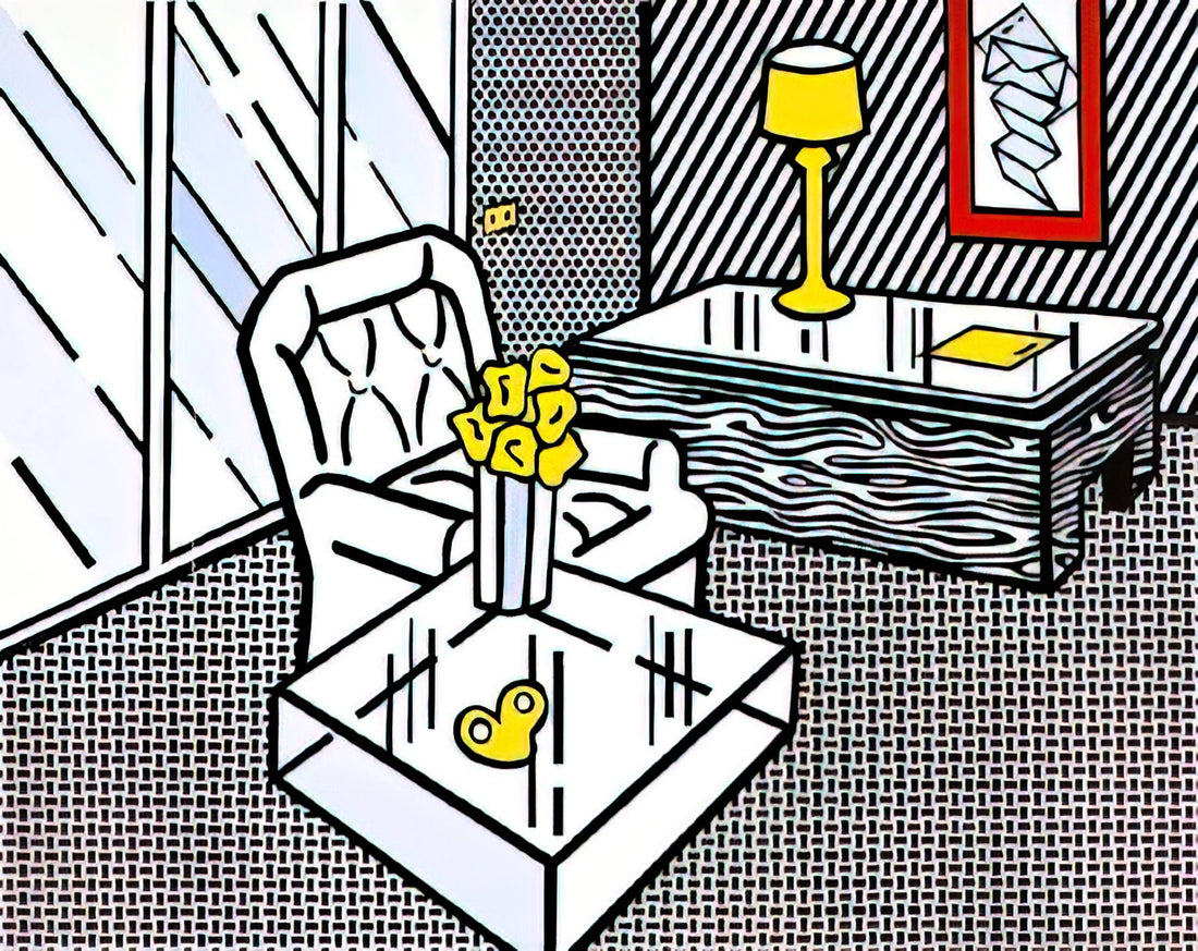 Roy Lichtenstein's Most Famous Paintings: A Definitive Guide to Pop Art Icons - THE DEN 1990 by Roy Lichtenstein