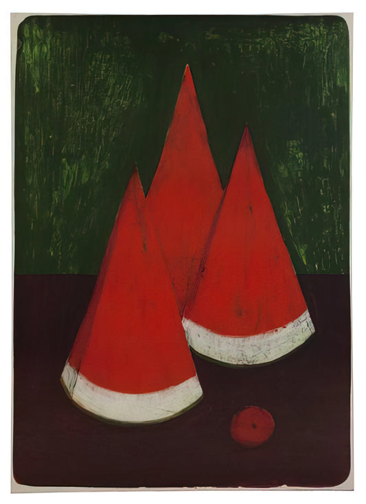 Rufino Tamayo Framed Canvas Print: A Collector's Guide to Modern Mexican Mastery - WATERMELONS by Rufino Tamayo