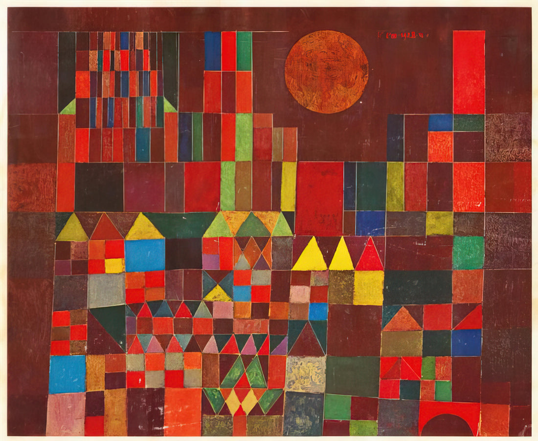 SFMOMA Paul Klee: A Curator's Guide to the Museum's Pioneering Collection - CASTLE AND SUN 1928 by Paul Klee