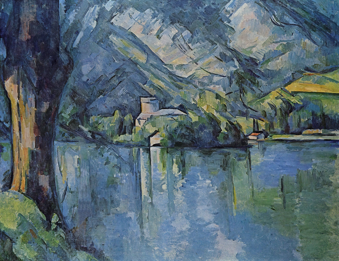 Sainte-Victoire Painting: Cézanne's Obsessive Quest for Form and Light - The Lac d'Annecy by Paul Cézanne