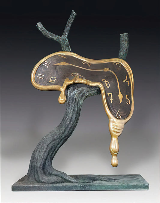 Salvador Dalí Horse Print: Surrealist Symbolism and Collector's Guide - PROFILE OF TIME 1984 by Salvador Dali