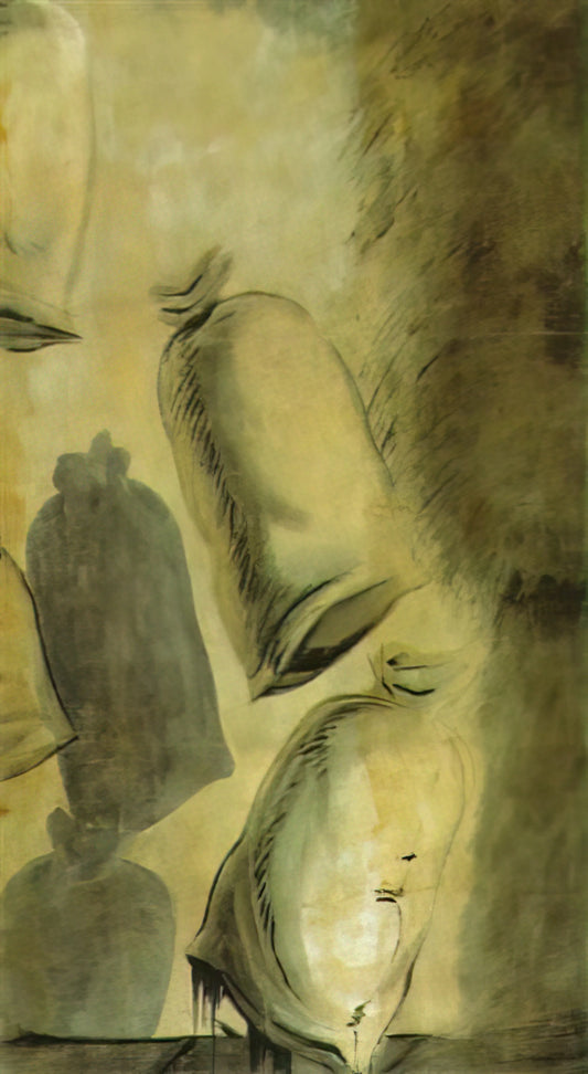 Salvador Dalí Rhino Print: Exploring the Surrealist Obsession with the Rhinoceros - SET DESIGN FOR THE BALLET LOS SACOS DEL MOLINERO 1 by Salvador Dali