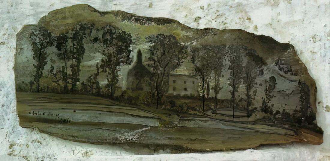 Salvador Dalí: The Visionary Artist Behind the Melting Clocks - VIEW OF PUBOL by Salvador Dali