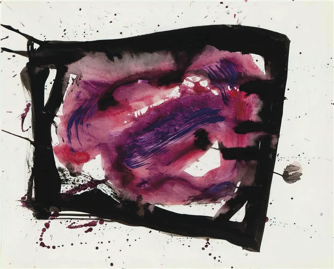 Sam Francis Print: The Radiant Legacy of Abstract Expressionism in Your Collection - Untitled  SF72-1009  by Sam Francis