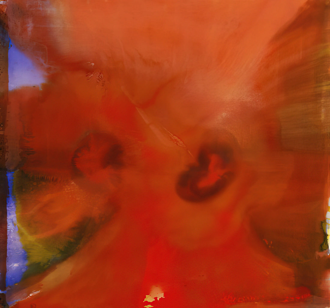 Sam Gilliam Works on Paper: The Radical Evolution of a Color Field Pioneer - Red Petals by Sam Gilliam