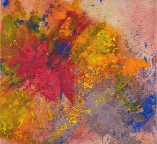 Sam Gilliam: The Abstract Artist Who Liberated Painting from the Frame - Red Linger by Sam Gilliam
