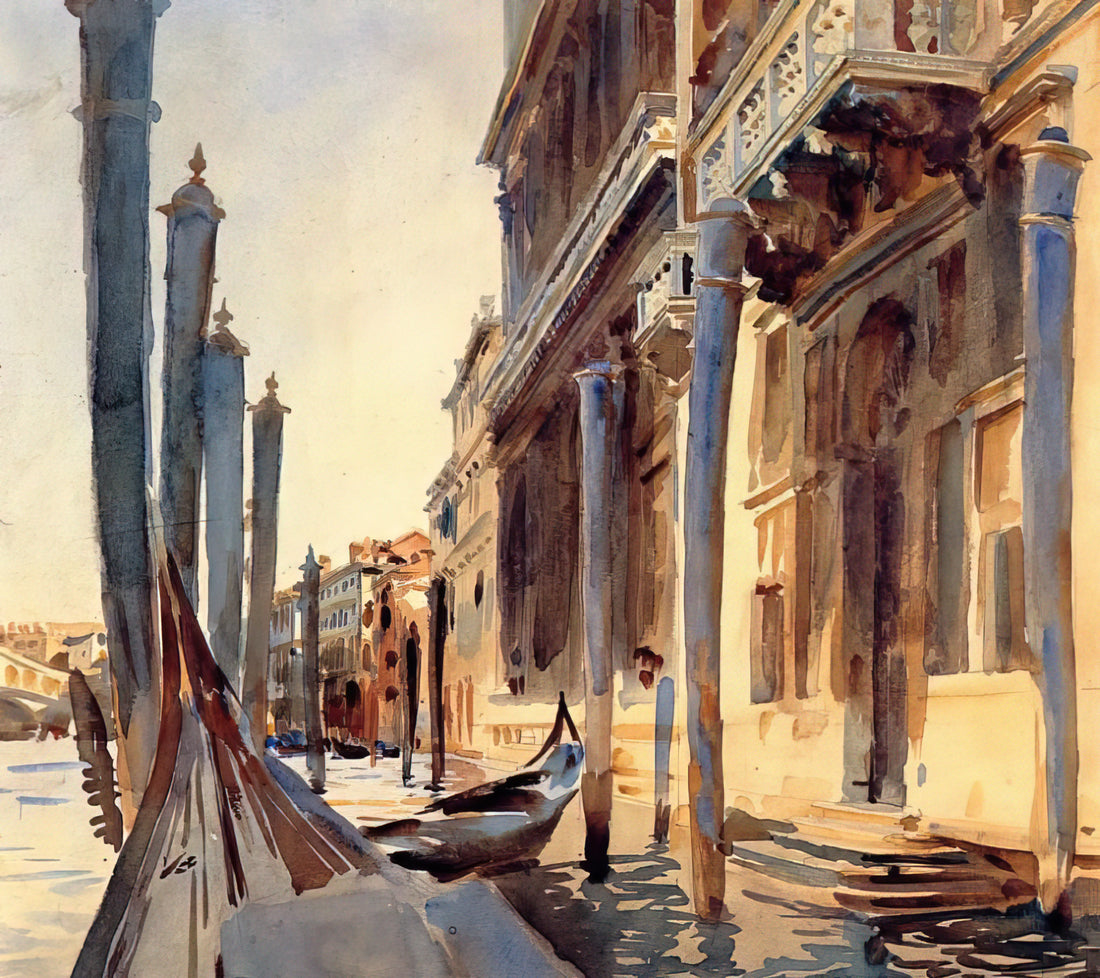 Sargent Gallery: A Curated Journey Through John Singer Sargent's Masterful Portraits and Landscapes - Grand Canal, Venice by John Singer Sargent