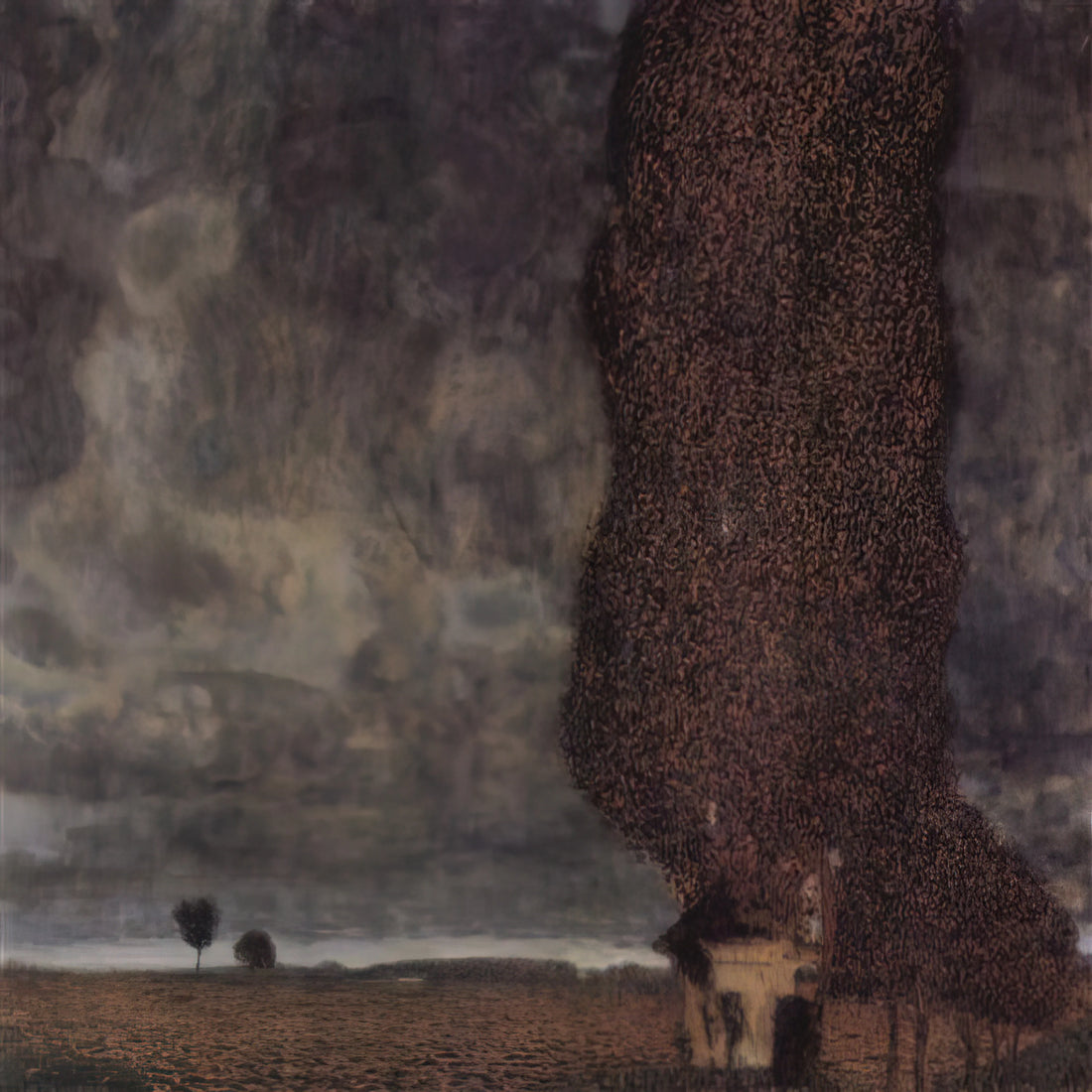 Secession Beethovenfries: Gustav Klimt's Monumental Tribute to Music and Modernism - THE BIG POPLAR II 1903 by Gustav Klimt