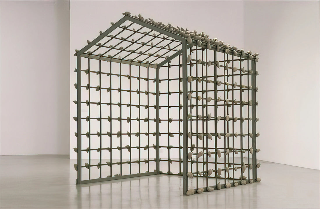 Sigmar Polke at MoMA: A Definitive Guide to the Artist's Radical Legacy and Where to Find Museum-Quality Prints - POTATO HOUSE KARTOFFELHAUS 1967 by Sigmar Polke