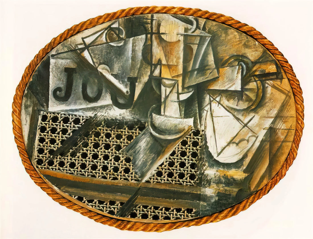 Small Picasso Prints: Curating Museum-Quality Art for Intimate Spaces - Still Life with Caned Chair by Pablo Picasso