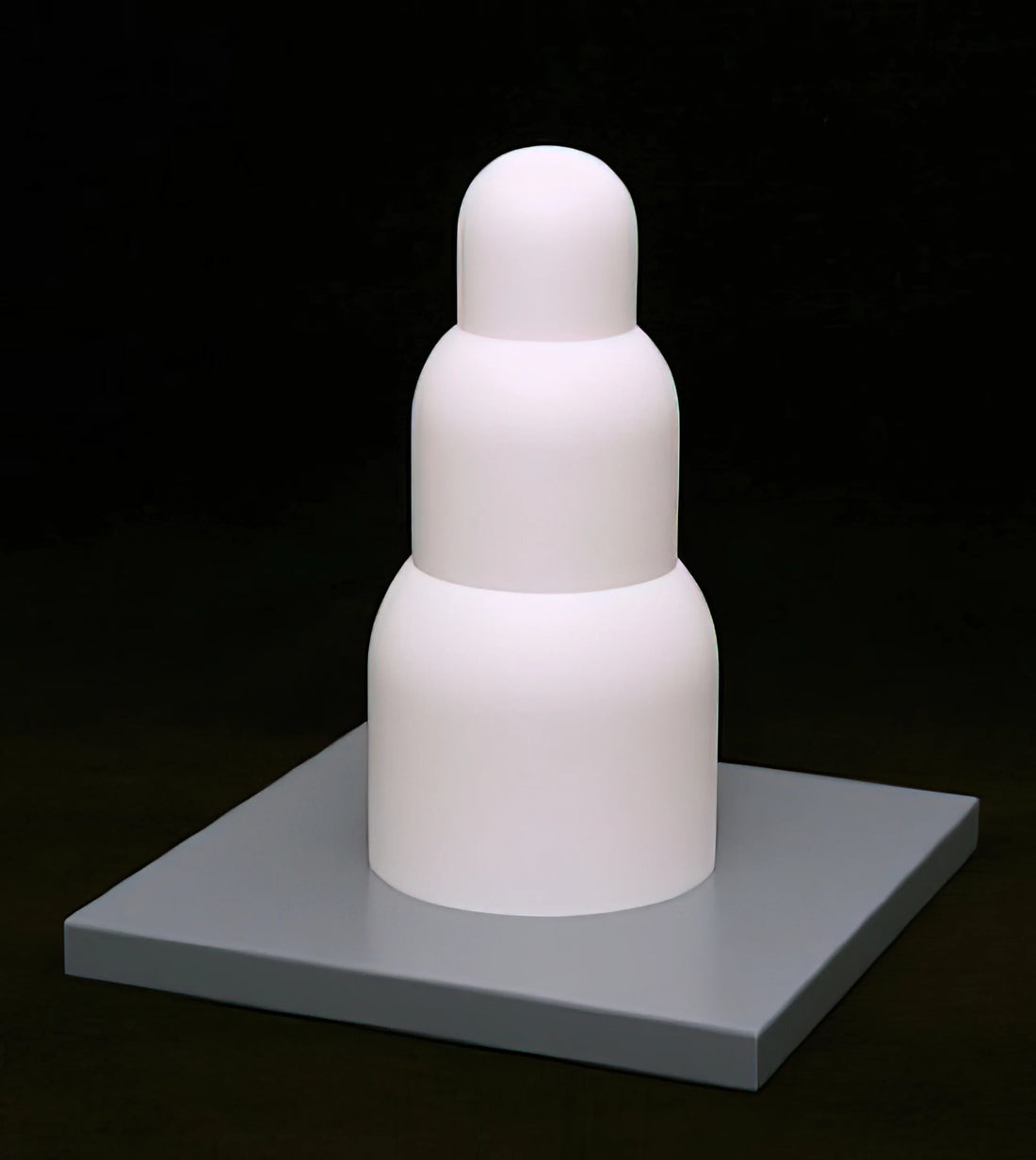 Sol LeWitt Lincoln Center Print: A Masterpiece of Conceptual Art in Public Space - Three Stacked Domes by Sol LeWitt