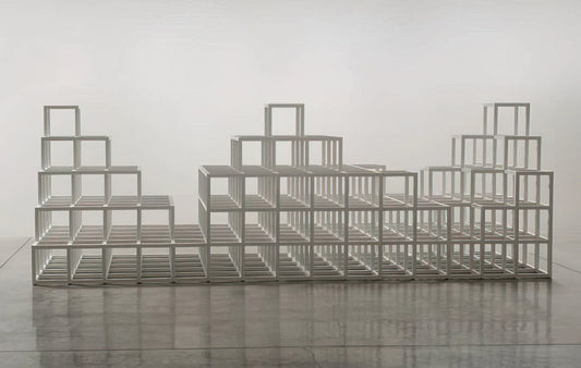 Sol LeWitt Reproduction: Understanding the Legacy of Conceptual Art Prints - Structure with Three Towers by Sol LeWitt