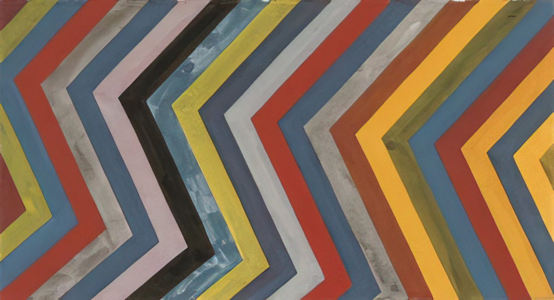 Sol LeWitt Work: Understanding the Conceptual Pioneer's Enduring Legacy - Irregular Bands with Colors Superimposed by Sol LeWitt