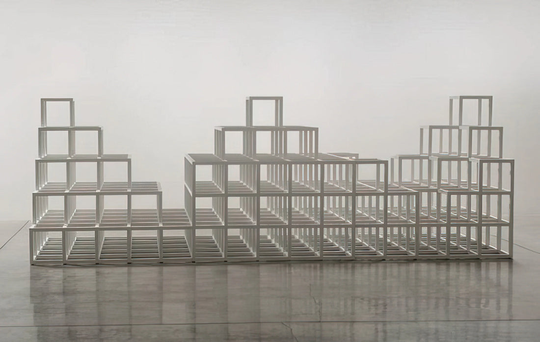 Sol LeWitt and Carol Androccio: A Legacy of Conceptual Rigor and Creative Partnership - Structure with Three Towers by Sol LeWitt