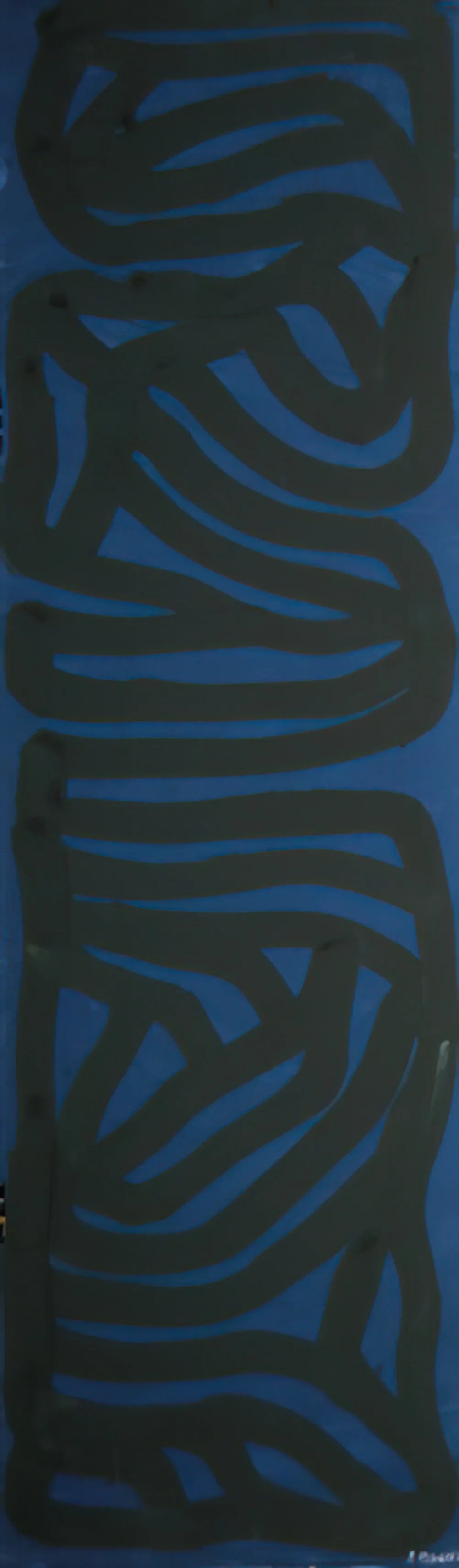 Sol LeWitt: The Conceptual Pioneer Who Redefined Art Through Systems and Instructions - Blue Vertical by Sol LeWitt