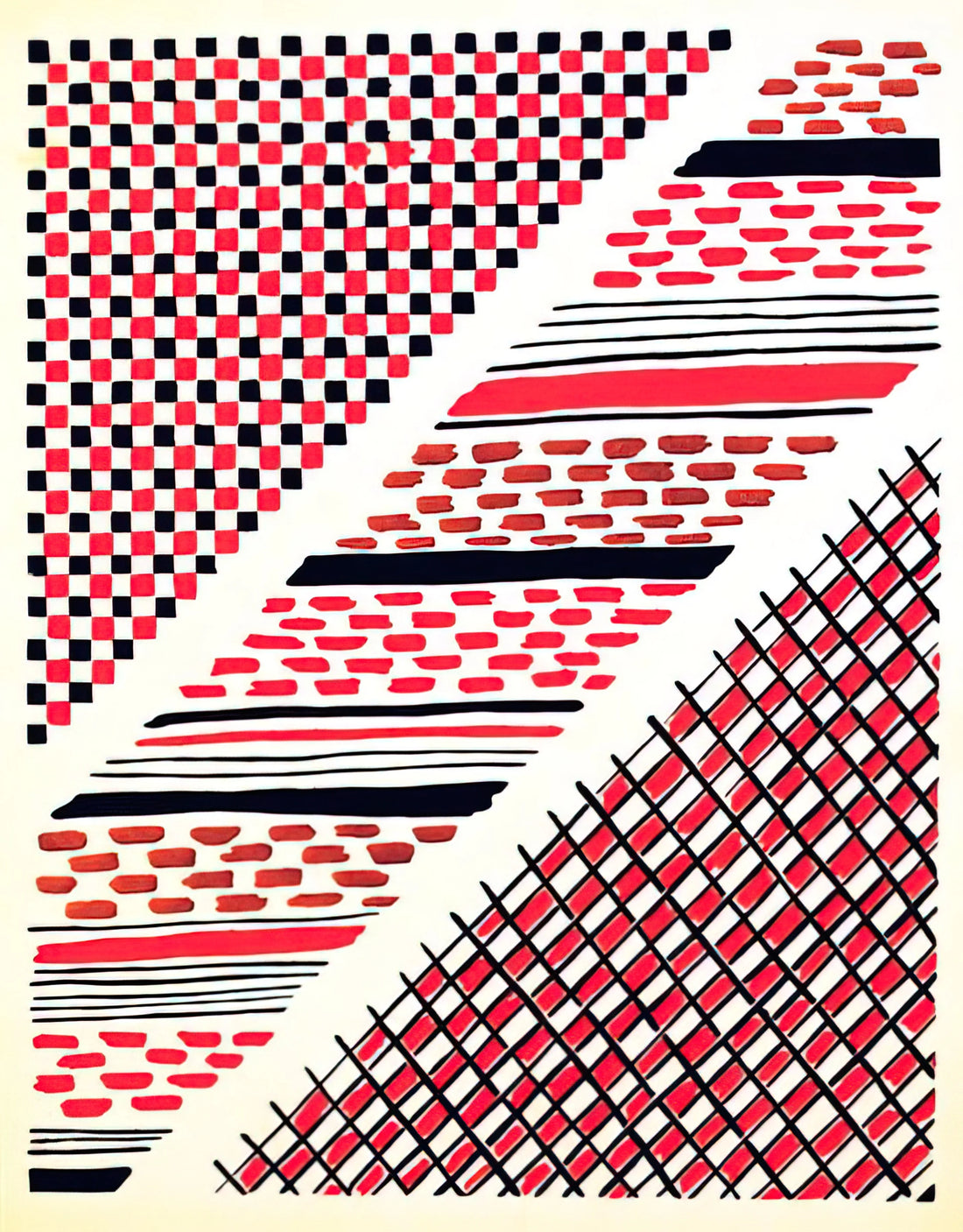 Sonia Delaunay Abstract Art: The Vibrant Geometry of Modernist Innovation - COMPOSITION 13 by Sonia Delaunay