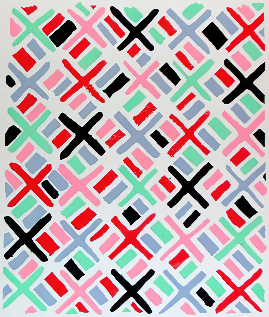 Sonia Delaunay Art Into Fashion: How an Avant-Garde Visionary Transformed Modern Design - COMPOSITION 34 by Sonia Delaunay