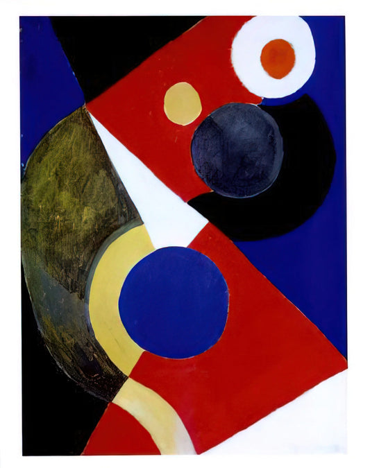 Sonia Delaunay: The Pioneering Visionary of Color and Abstraction - RHYTHM COLOUR 2 by Sonia Delaunay