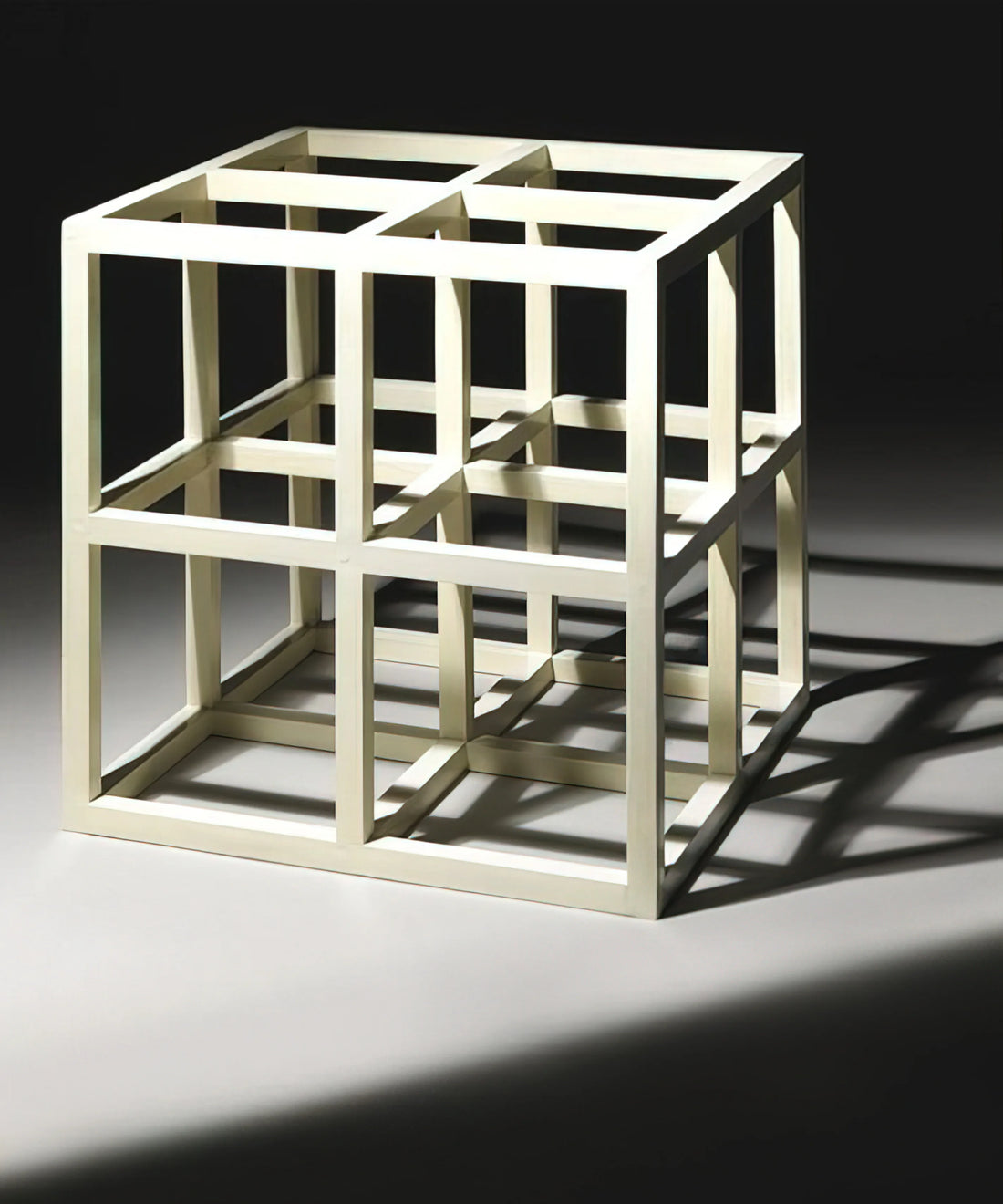 Strict Beauty: The Enduring Allure of Sol LeWitt Prints - 8 Part Cube by Sol LeWitt