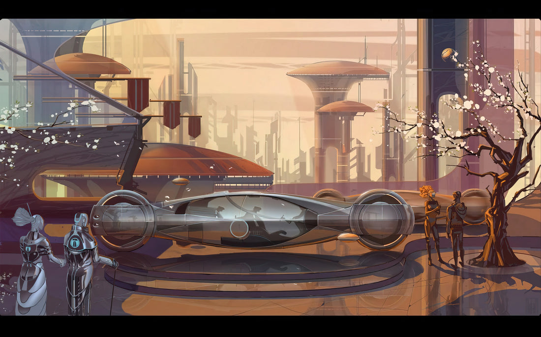Syd Mead's US Steel: A Visionary Masterpiece of Industrial Futurism - Syd Mead by Syd Mead