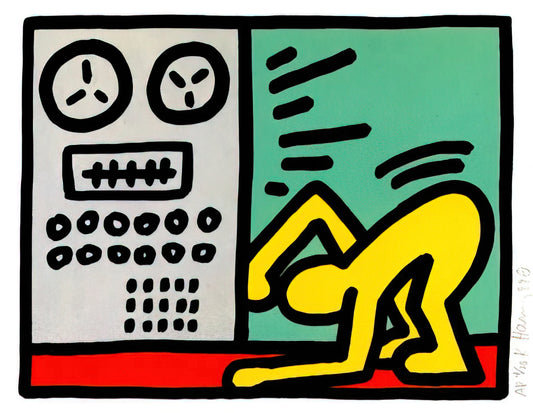Taschen Haring: The Definitive Keith Haring Monographs and Their Legacy in Art Print Collections - POP SHOP III 1989 by Keith Haring