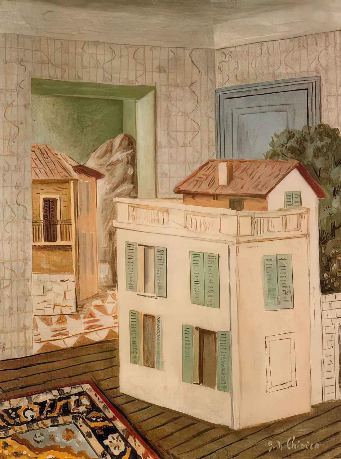Taschen de Chirico: A Collector's Guide to Giorgio de Chirico's Metaphysical Art - THE HOUSE IN THE HOUSE by Giorgio de Chirico