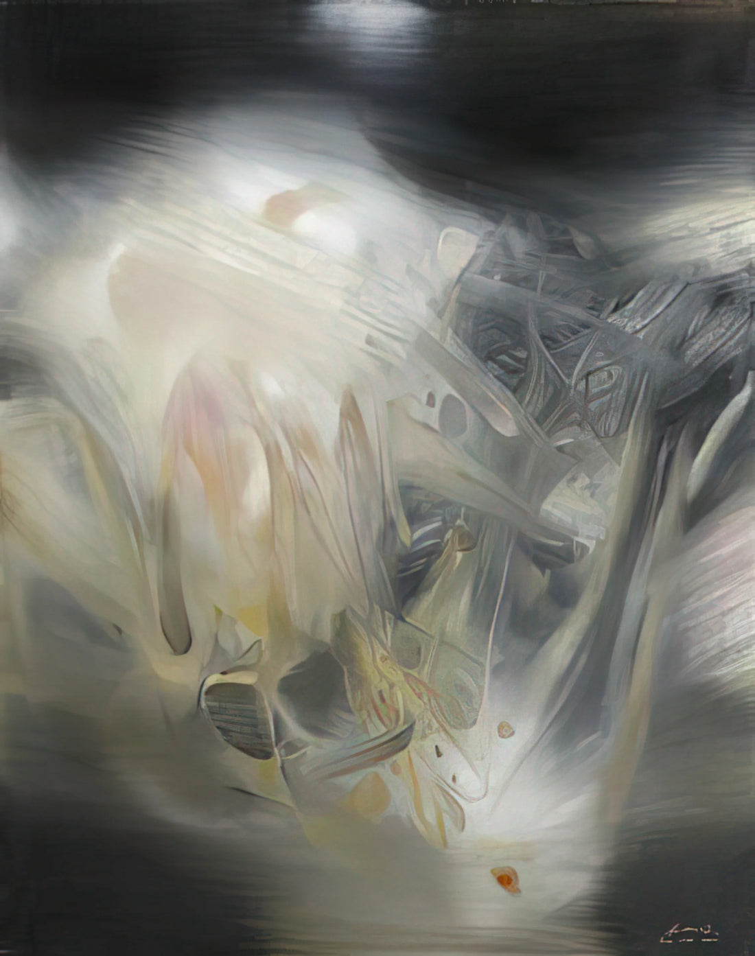 Teh Chun Chu: The Modernist Visionary of Singaporean Art - UNTITLED 1976 by Chu teh Chun