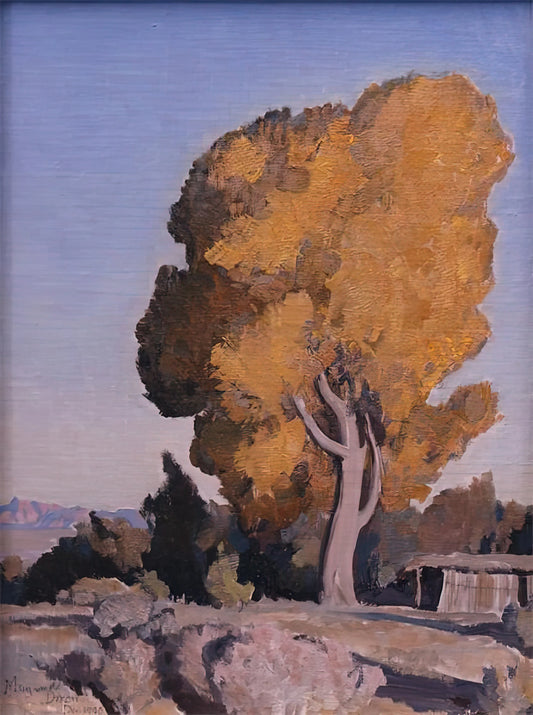 The Art of Maynard Dixon: A Definitive Guide to the Painter of the American West - LOW COUNTRY COTTONWOOD 1940 by Maynard Dixon