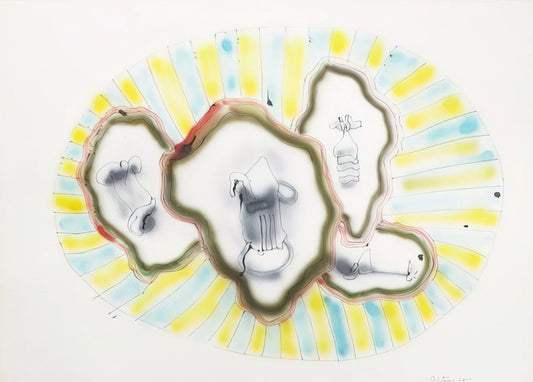 The Dynamic World of John Altoon Paintings: A RedKalion Exploration - Untitled ABC 52 - 1965 by John Altoon