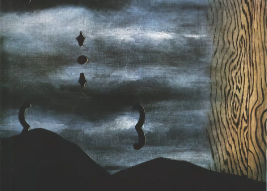 The Empire of Light Magritte Print: A Surrealist Masterpiece Decoded - THE LINING OF SLEEP 1928 by Rene Magritte