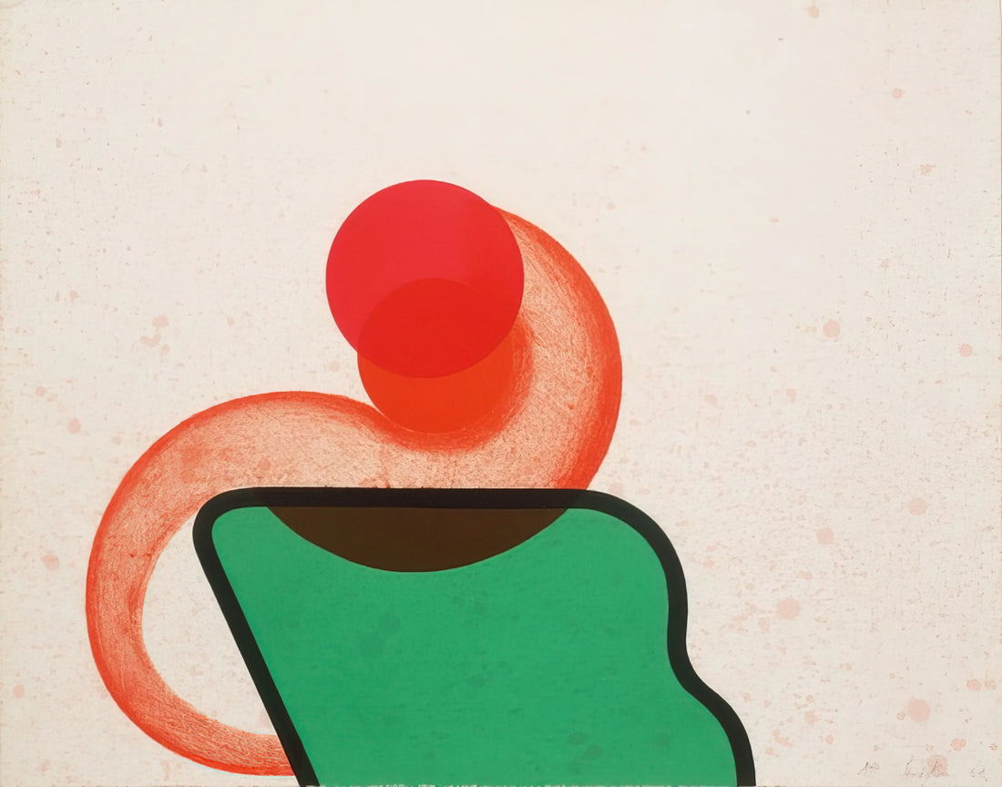 The Enduring Allure of Howard Hodgkin Paintings: A Journey into Sensory Abstraction - Bedroom - 1968 by Howard Hodgkin