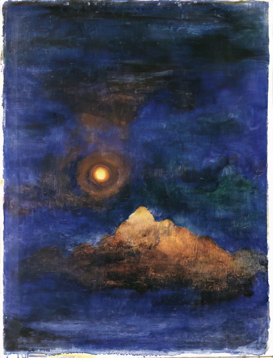 The Enduring Allure of Julius Bissier Prints: A Masterclass in Miniature Abstraction - Concepimento nel cosmo - 1920 by Julius Bissier
