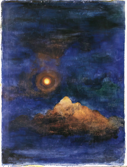 The Enduring Allure of Julius Bissier Prints: A Masterclass in Miniature Abstraction - Concepimento nel cosmo - 1920 by Julius Bissier