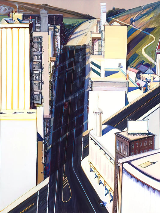 The Enduring Allure of Wayne Thiebaud's 'Cakes, 1963': A Masterpiece of American Pop - Sunset Streets - 1985 by Wayne Thiebaud