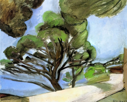 The Enduring Appeal of a Matisse Landscape Print: Color, Form, and Modern Vision - THE LARGE PINE 1926 by Henri Matisse