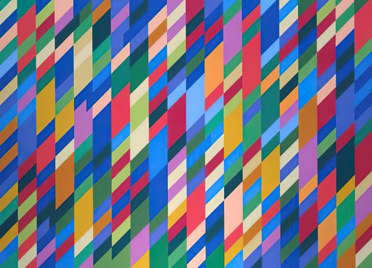 The Enduring Fascination of Bridget Riley Artwork: A Deep Dive into Op Art - NATARAJA 1993 by Bridget Riley