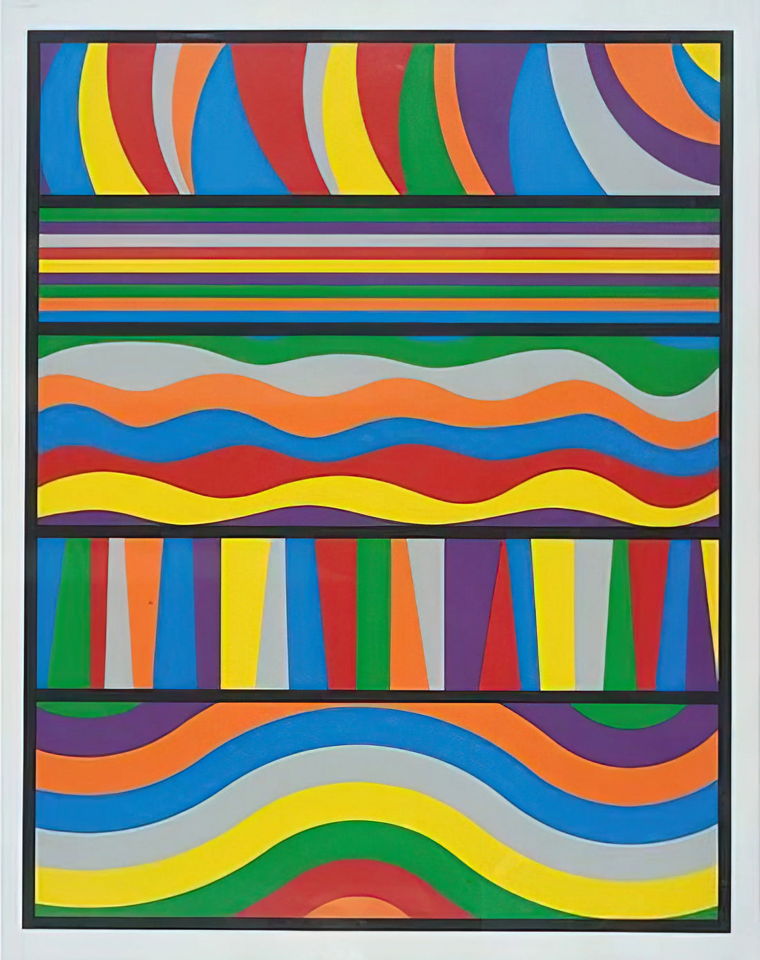 The Enduring Legacy of Sol LeWitt: A Pioneer of Conceptual Art - Linear Composition by Sol LeWitt