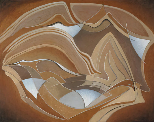 The Enduring Majesty of Lawren Harris Paintings: A Journey Through Canadian Art - Nature Rhythms - 1950 by Lawren Harris