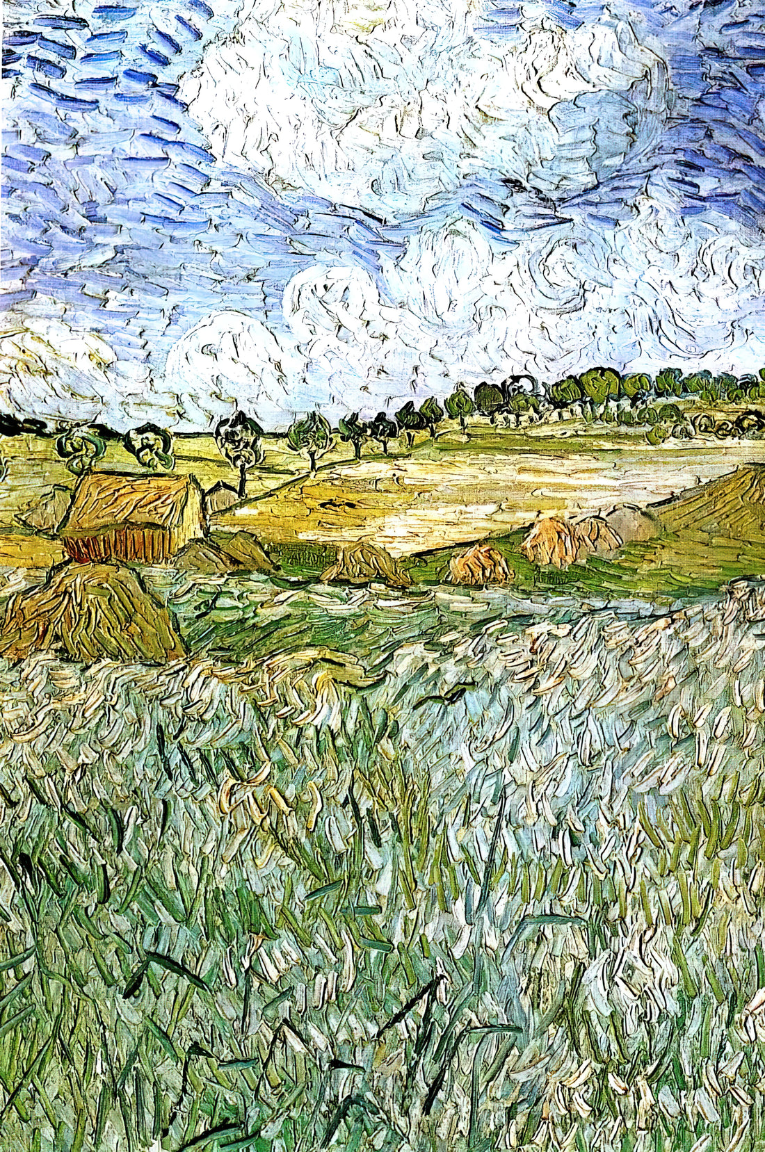 The Enduring Radiance of Le Café Van Gogh: A Masterpiece of Light and Emotion - The Plain at Auvers by Vincent van Gogh