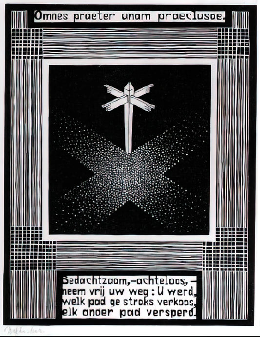 The Enigmatic World of Escher Type of Art: A Guide to Mathematical Mastery and Visual Paradox - EMBLEMATA SIGNPOST by MC Escher
